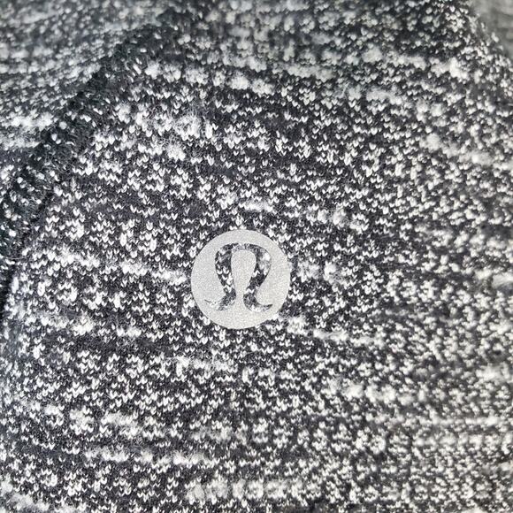 Lululemon Daily Practice Full Zip Black White Hoodie Jacket Size 8 - Picture 6 of 8